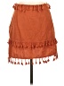 Shein Solid Orange Casual Skirt Size S - photo 1