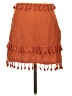 Shein Solid Orange Casual Skirt Size S - photo 2