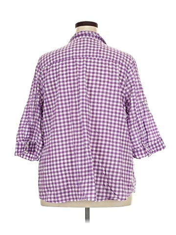 Croft & Barrow 3/4 Sleeve Button-Down Shirt (view 2)