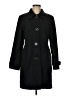 Anne Klein Black Trenchcoat Size M - photo 1