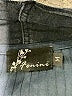 Fenini Black Blue 3/4 Sleeve Button-Down Shirt Size M - photo 7