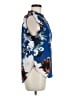 DKNY Floral Blue Sleeveless Blouse Size M - photo 4