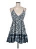 Windsor 100% Rayon Paisley Blue Casual Dress Size M - photo 1
