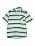 DKNY 100% Cotton Stripes Green Short Sleeve Button-Down Shirt Size 14 - photo 1