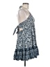 Windsor 100% Rayon Paisley Blue Casual Dress Size M - photo 4