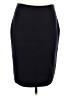 Magaschoni Solid Black Wool Skirt Size L - photo 1