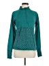 Marika Houndstooth Teal Pullover Hoodie Size M - photo 1