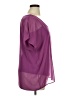 Design History Purple Short Sleeve Blouse Size XL - photo 4