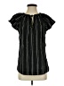 Ann Taylor Black Short Sleeve Blouse Size S (tall) - photo 1