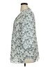 Rose + Olive 100% Polyester Paisley Blue 3/4 Sleeve Blouse Size 1X - photo 5