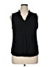 T Tahari Black Sleeveless Blouse Size XL - photo 1