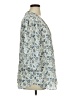 Rose + Olive 100% Polyester Paisley Blue 3/4 Sleeve Blouse Size 1X - photo 4