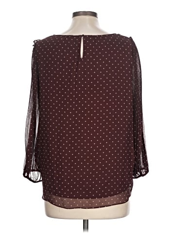 LC Lauren Conrad 3/4 Sleeve Blouse (view 2)