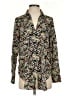 Maeve 100% Rayon Floral Multi Color Black Long Sleeve Blouse Size S - photo 1