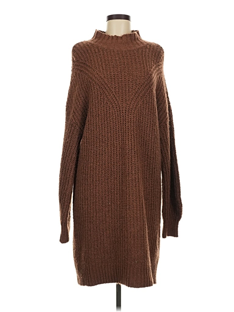 Pre-owned Old Navy Casual Dress In Brown