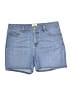 St. John's Bay Blue Denim Shorts Size 8 - photo 1