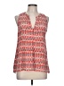 Joie 100% Silk Red Sleeveless Silk Top Size L - photo 1