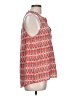 Joie 100% Silk Red Sleeveless Silk Top Size L - photo 4