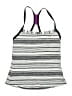 Nike Stripes Gray Swimsuit Top Size 12 - photo 1