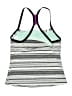 Nike Stripes Gray Swimsuit Top Size 12 - photo 2