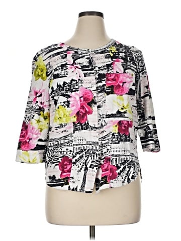 Onque Casuals 3/4 Sleeve Blouse (view 1)