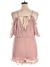 Charlotte Russe Solid Pink Romper Size XL - photo 2
