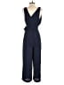 Speechless Solid Blue Jumpsuit Size M - photo 2