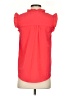 Gibson 100% Polyester Red Short Sleeve Blouse Size XS - photo 2