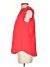 Gibson 100% Polyester Red Short Sleeve Blouse Size XS - photo 5
