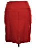 PREMISE Solid Red Casual Skirt Size 14 Petite - photo 2
