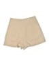 Salanta 100% Polyester Solid Tan Shorts Size S - photo 2