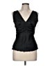 Bisou Bisou 100% Polyester Black Sleeveless Blouse Size 6 - photo 1