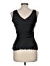 Bisou Bisou 100% Polyester Black Sleeveless Blouse Size 6 - photo 2