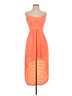 Mimi Chica 100% Polyester Stripes Orange Casual Dress Size S - photo 1