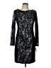 DM Donna Morgan Graphic Black Cocktail Dress Size 10 - photo 1