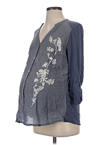 Motherhood 3/4 Sleeve Blouse (view 1)