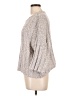 dip Metallic Silver Pullover Sweater Size L - photo 5