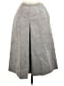 Halston Solid Gray Formal Skirt Size 6 - photo 1