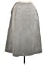 Halston Solid Gray Formal Skirt Size 6 - photo 2