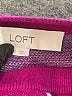 Ann Taylor LOFT 100% Cotton Argyle Purple Pullover Sweater Size L - photo 7