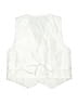Unbranded 100% Polyester White Tuxedo Vest Size 10 - photo 2