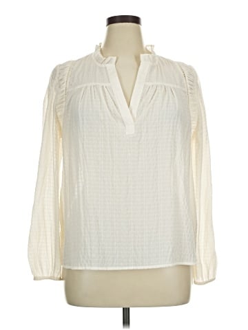 Ann Taylor LOFT Long Sleeve Blouse (view 1)
