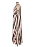 Bob Mackie Stripes Brown Casual Dress Size L - photo 5