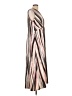 Bob Mackie Stripes Brown Casual Dress Size L - photo 4