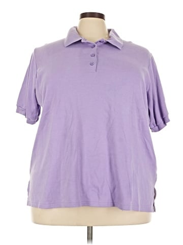 Woman Within Short Sleeve Blouse (view 1)
