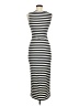 No Comment Stripes Black Casual Dress Size M - photo 2