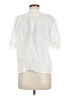 Boden 100% Linen White Short Sleeve Blouse Size 8 - photo 2