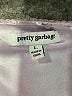 pretty garbage 100% Polyester Metallic Purple Silver Formal Skirt Size L - photo 4