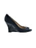 Platinum Blue Wedges Size 8 1/2 - photo 1
