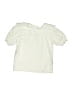 Zara Ivory Short Sleeve Blouse Size 11 - 12 - photo 1